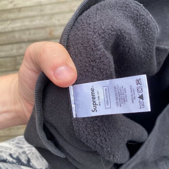 Supreme Box Logo Hoodie Sweatshirt Medium Black - Picture 2 of 12